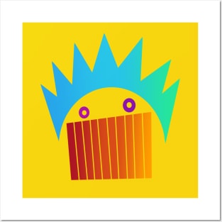 Ween Rainbow Boognish Silhouette Posters and Art